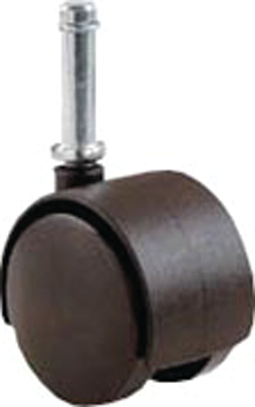 Shepherd Hardware 9674 Swivel Caster, Stem Mounting, 2 in Dia Wheel, 75 lb, Pack of 6