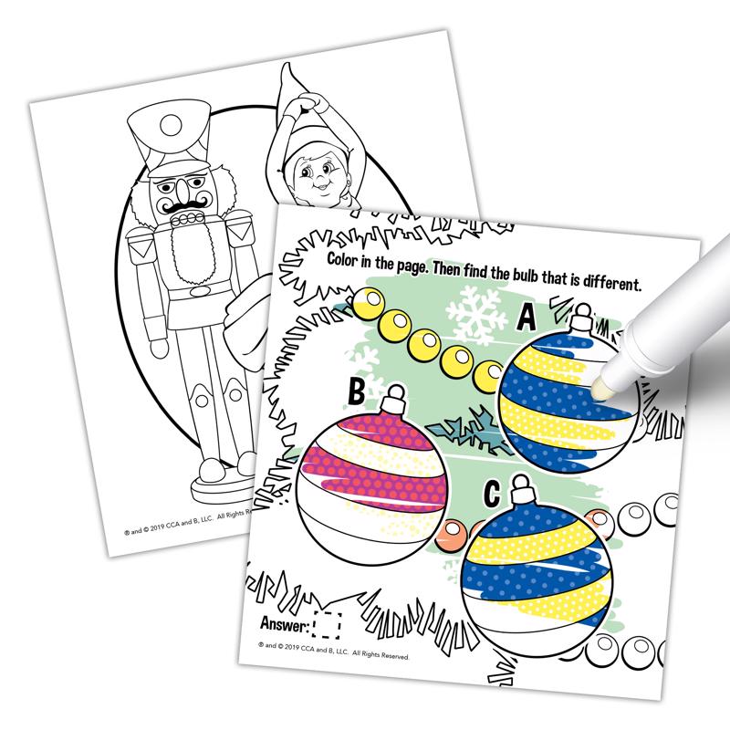 Bendon Imagine Ink Elf on the Shelf Magic Ink Pictures, Pack of 12