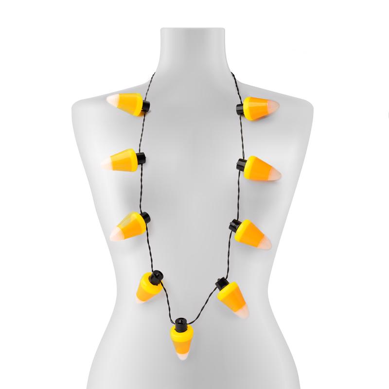 Spooky Lites LED Flashing Halloween Necklace 1 pk, Pack of 24
