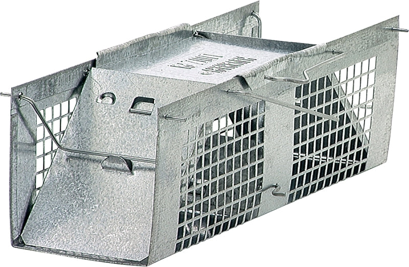 Havahart 1020 Extra-Small Animal Cage Trap, 10 in L, 3 in W, 3 in H, Gravity-Action, Spring-Loaded Door