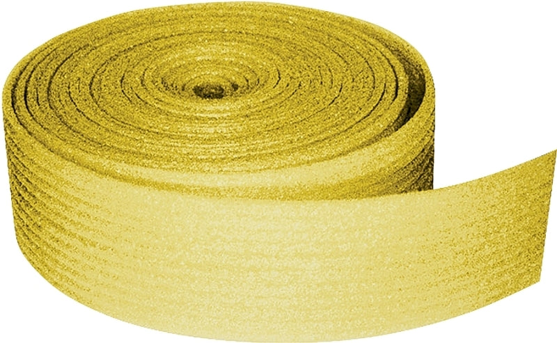 Innovative Energy W506 Sill Seal, 3-1/2 in W, 50 ft L Roll, Polyethylene, Yellow, Pack of 9