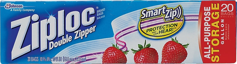 ZIPLOC SUSO STORAGE BAG GALLON 22 CT