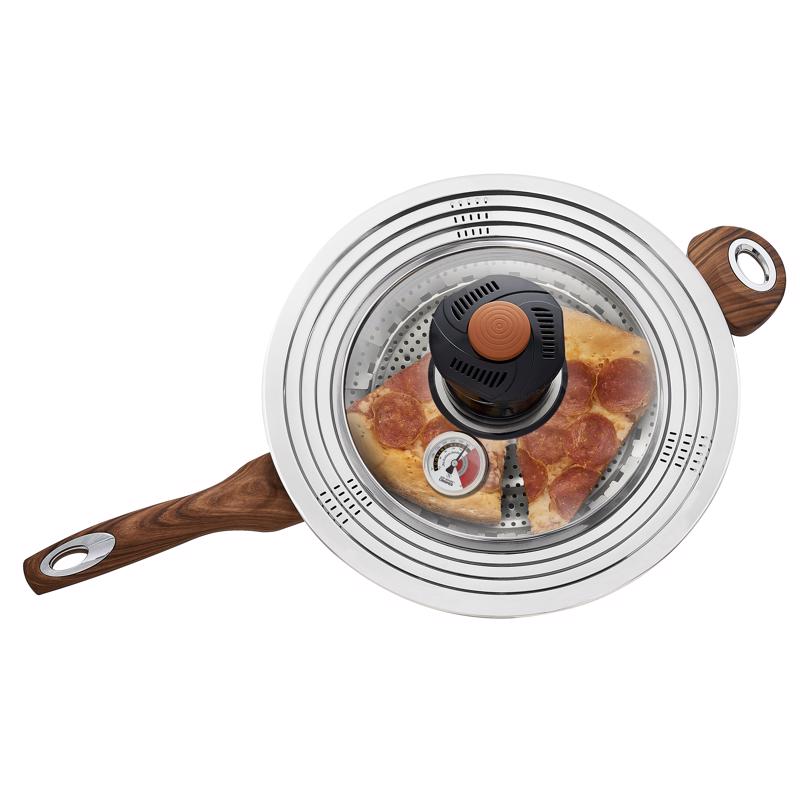 Air Whirl Crisper Air Fryer Lid Glass/Stainless Steel 1 pk