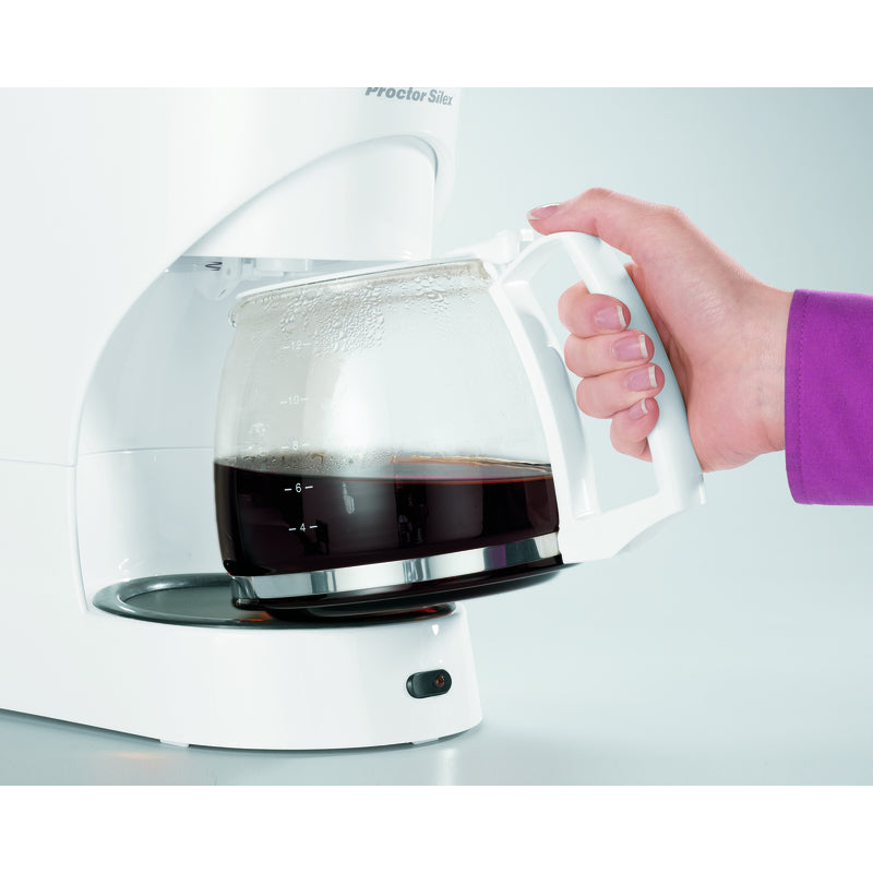 Proctor Silex 12 cups White Coffee Maker, Pack of 2