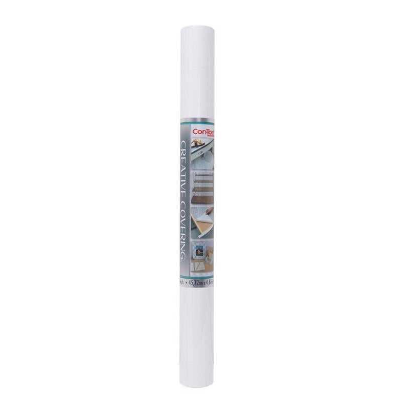 Con-Tact Creative Covering 16 ft. L X 18 in. W White Self-Adhesive Shelf Liner, Pack of 6