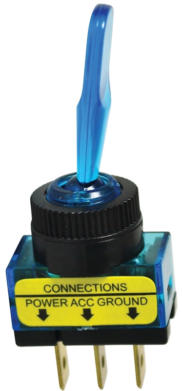 Calterm 40240 Switch, 20 A, 12 VDC, Screw Terminal, Blue