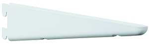 Knape & Vogt 182 Series 182 WH 10.5 Shelf Bracket, 11.2 in L, Steel, White