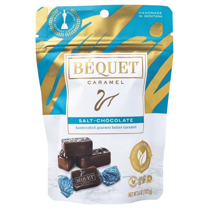 Bequet Salt Chocolate Caramel 3.6 oz, Pack of 12