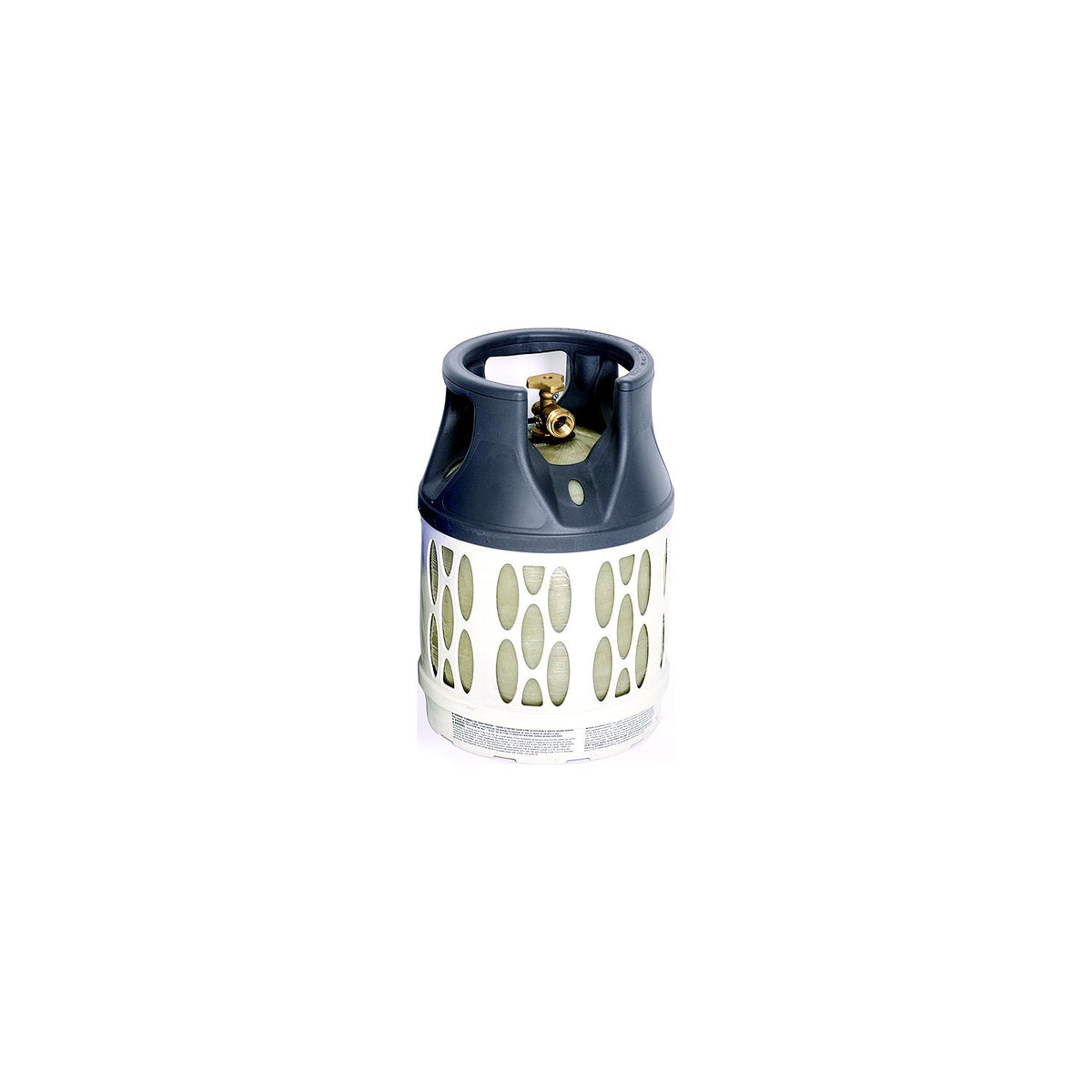Trident 1420-0022 Marine/RV 22 lb Transparent Composite Propane Cylinder