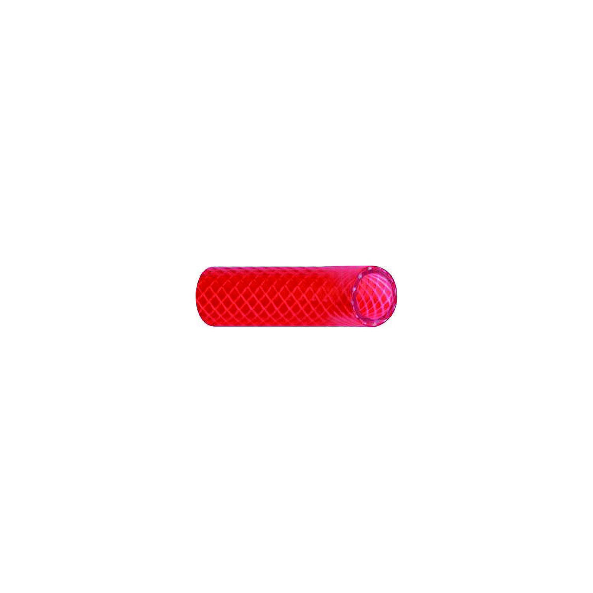 PVC Red Transparent Cover 3/8" x 50'