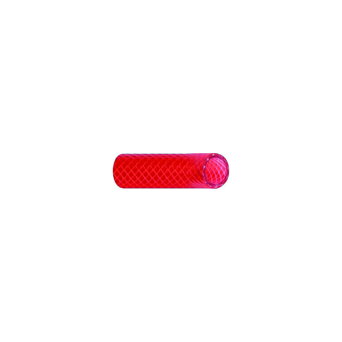 PVC Red Transparent Cover 3/8″ x 50'