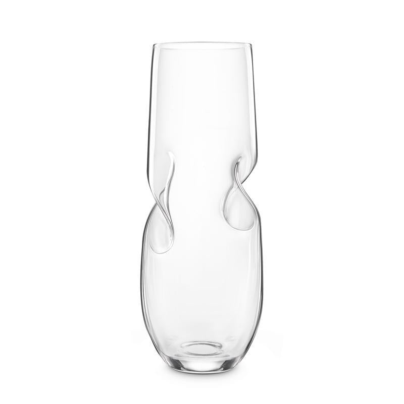 Final Touch 10 oz Clear Glass Stemless Champagne Flutes