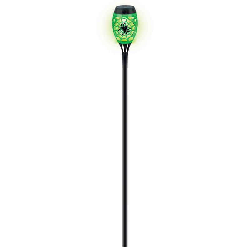 Magic Seasons Halloween Spider Web Flicker Pathway Torch 1 pk, Pack of 12