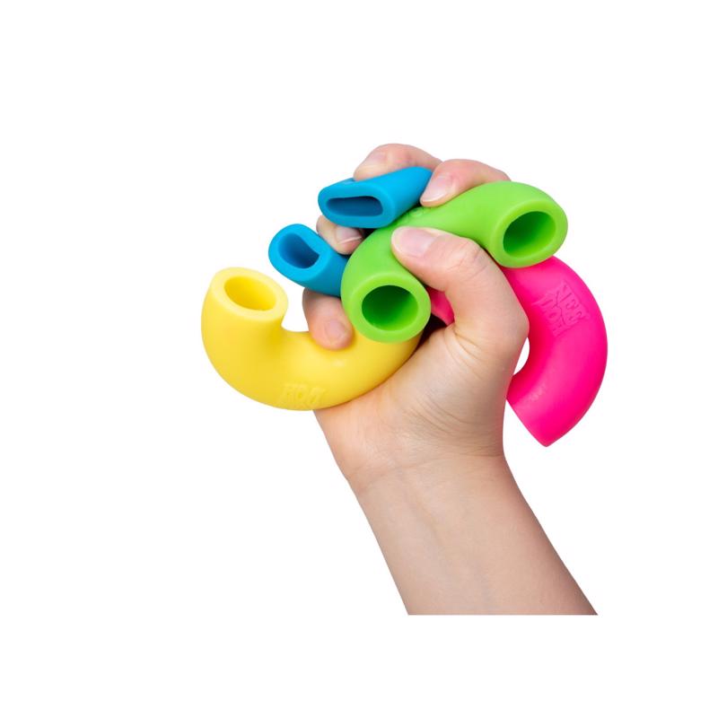 Schylling NeeDoh Mac N Squeeze Fidget Toy Assorted 4 pc, Pack of 12