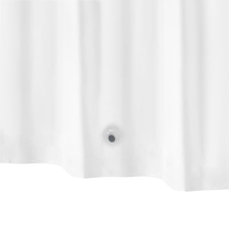 Kenney 72 in. H X 70 in. W Clear Shower Curtain Liner PEVA