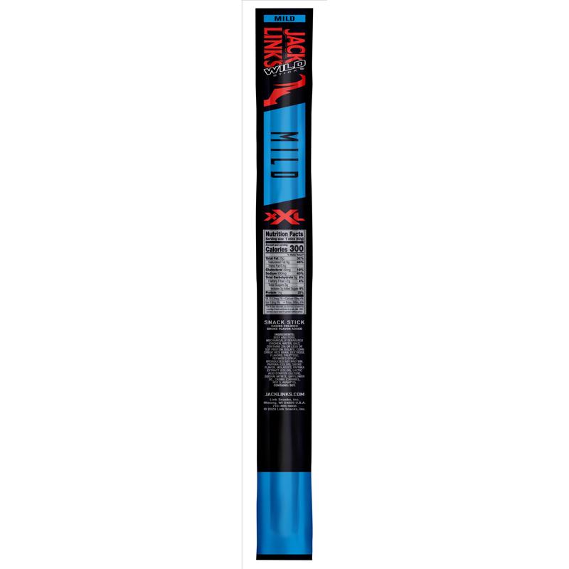 Jack Link's Wild Stick Mild Meat Sticks 2.2 oz Carded, Pack of 24