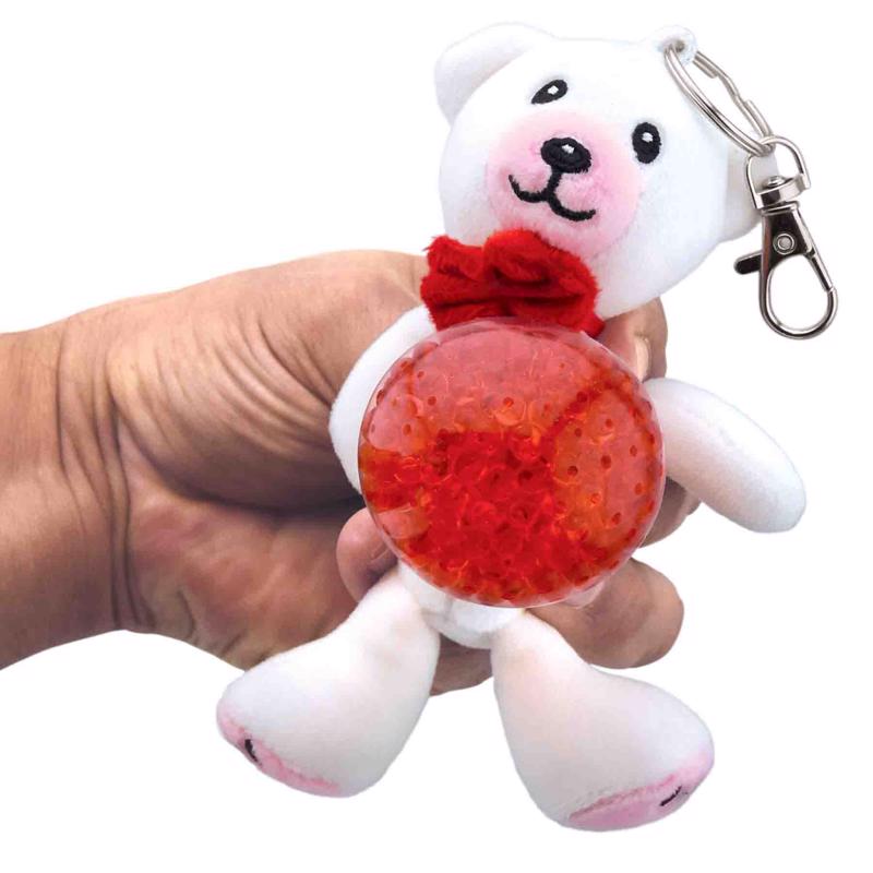 Shawshank LEDz Teddyroos Valentines Keychain Assorted 12 pc, Pack of 12