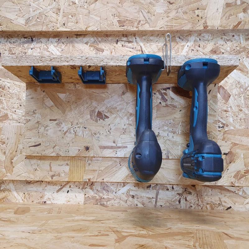 StealthMounts Tool Holders Compatible with Makita 18V LXT; Blue ABS Tool Holder 4 pk