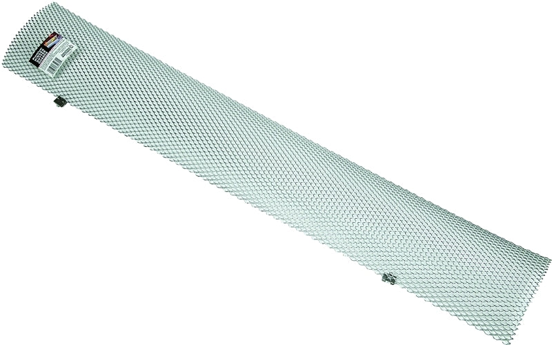 Amerimax 85280BX Hinged Gutter Guard, 3 ft L, 6 in W, Steel, Galvanized