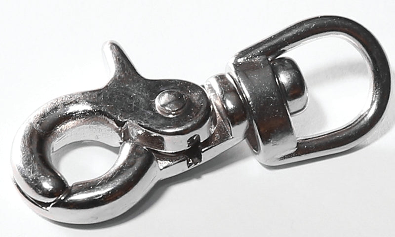 Baron 5013-3/8 Trigger Snap, 3/8 in Snap Opening, 2-1/2 in L Dimensions, 40 lb Working Load, Zinc, Nickel