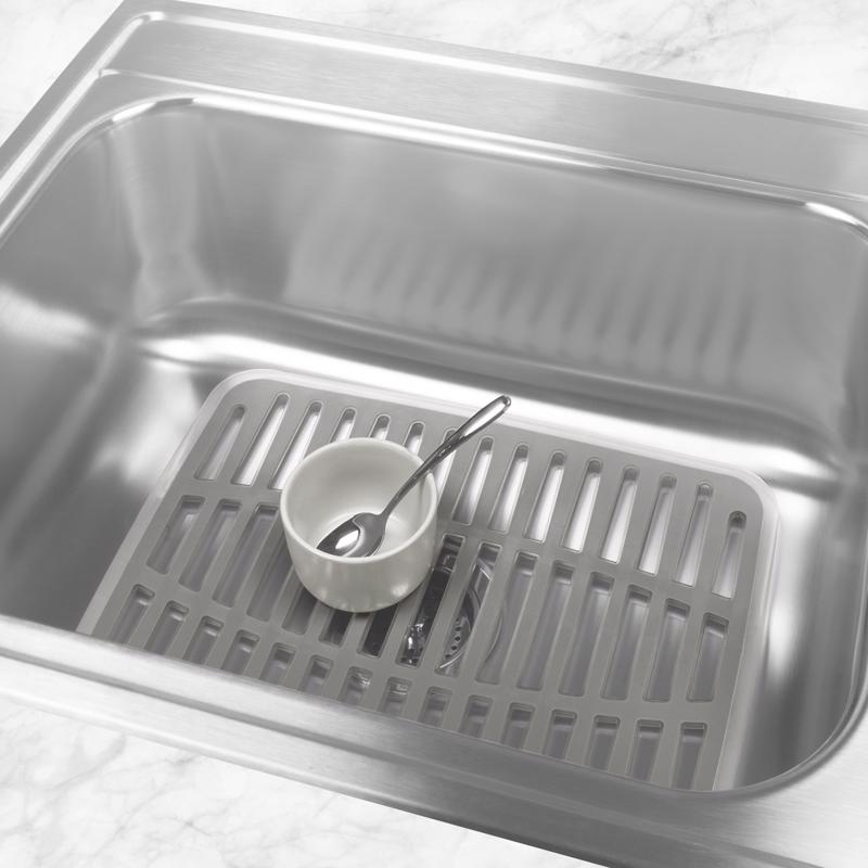 Spectrum Cora 12 in. L X 16 in. W X 1 in. H Plastic Sink Mat