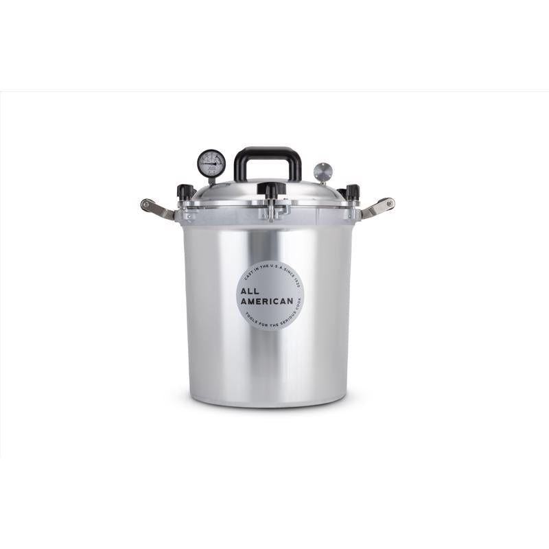 All American 1930 Cast Aluminum Pressure Canner 30 qt Silver