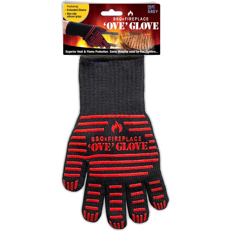 Ove Glove Black/Red Aramid/Cotton Oven Mitt, Pack of 12