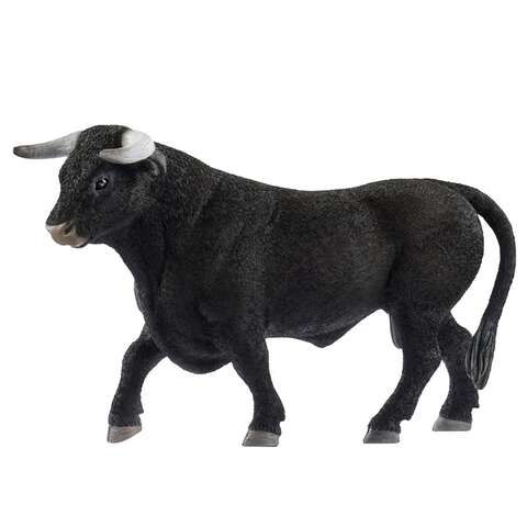 Schleich Farm World Black Bull Toy Black, Pack of 5
