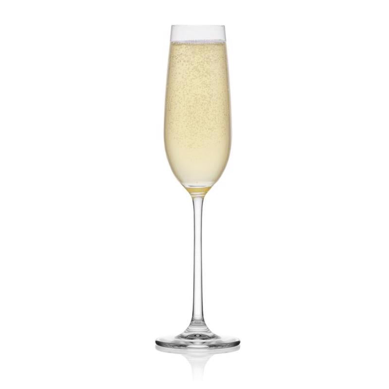 Lifetime Brands Mikasa 8.25 oz Clear Glass Lana Flute Glass