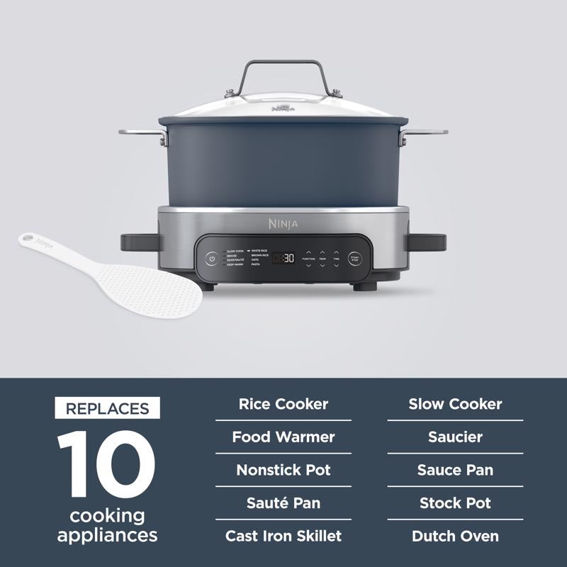 Ninja 6.5 qt Gray Stainless Steel Multi-Cooker