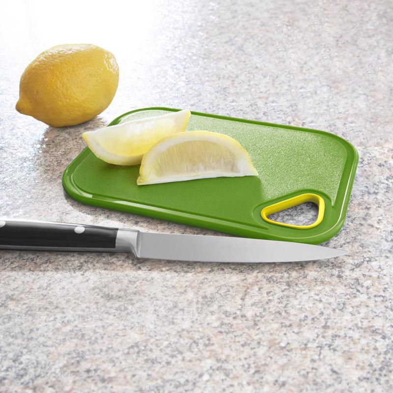 Final Touch 8 in. L X 6 in. W Plastic Cutting Board, Pack of 12