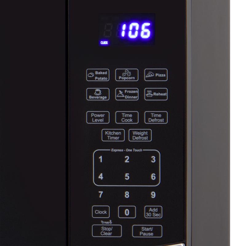 Avanti 0.9 cu ft Silver Microwave 900 W