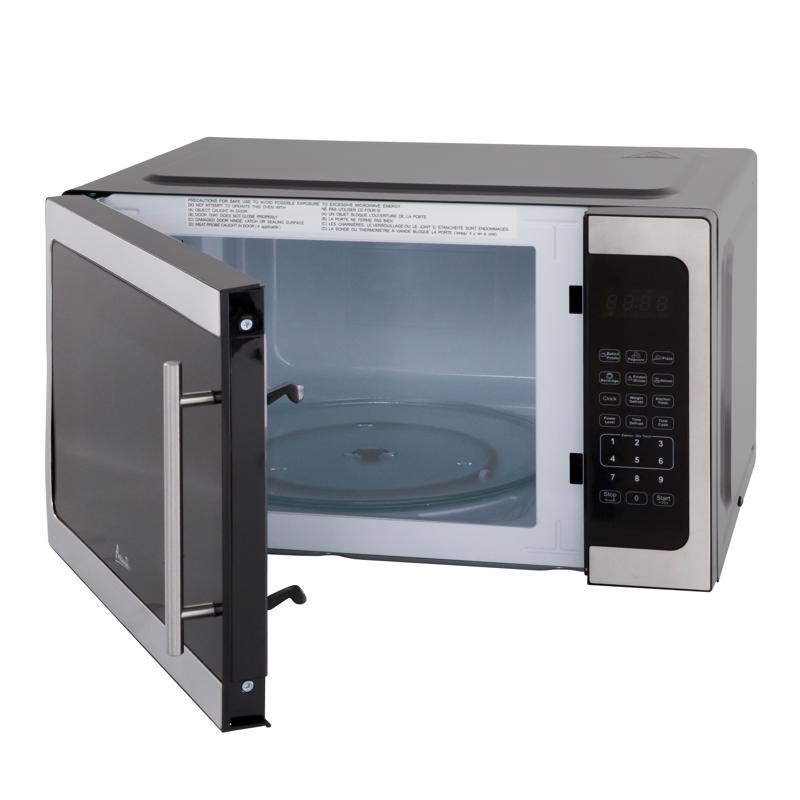 Avanti 1.5 cu ft Silver Microwave 1000 W