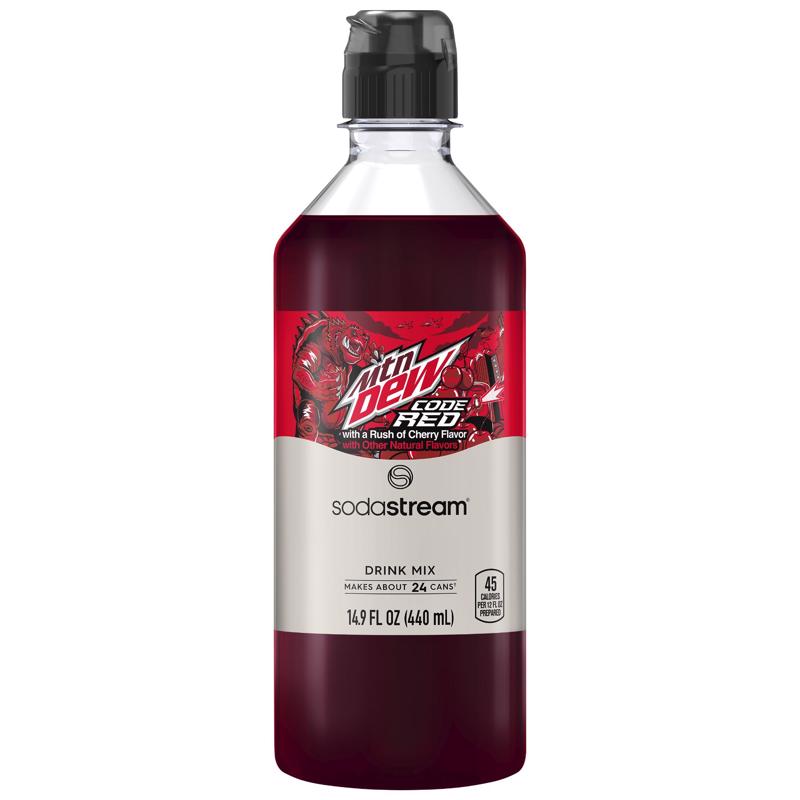 SodaStream Mountain Dew Code Red Cherry Soda Mix 440 ml 1 pk