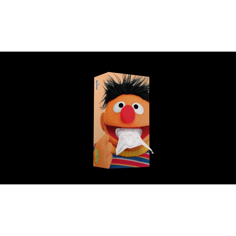 Blowze Tissues Sesame Street 124 ct Facial Tissue, Pack of 24