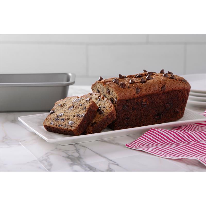Wilton Silver 4 in. W X 8 in. L Loaf Pan Black 1 pc, Pack of 6