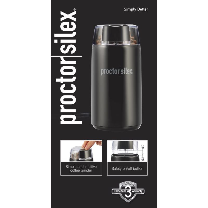 Hamilton Beach Proctor Silex Black Plastic/Steel 12 cups Coffee and Spice Grinder, Pack of 4