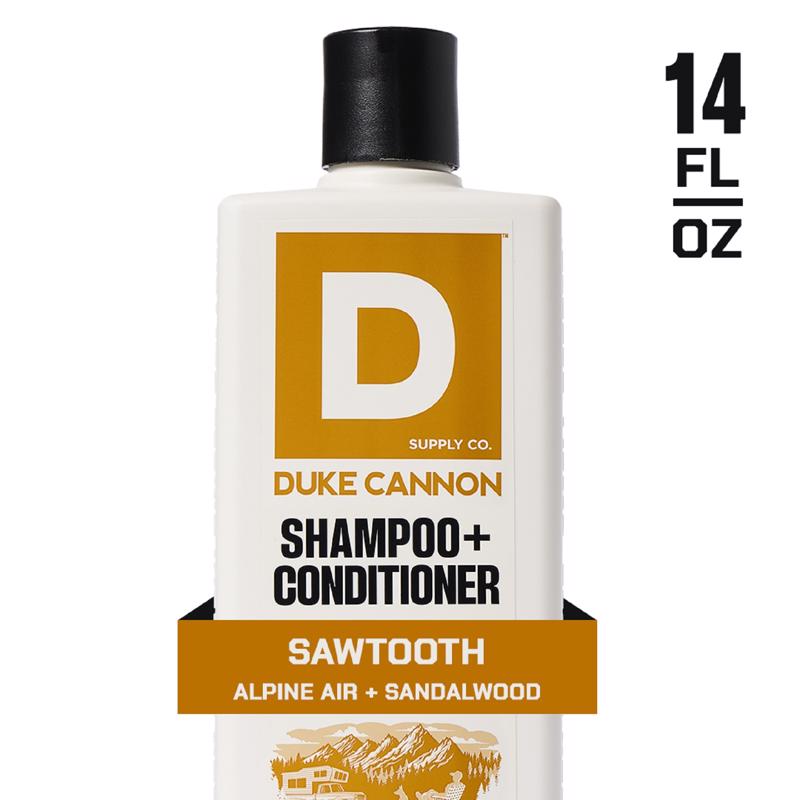 Duke Cannon Sawtooth Alpine Air + Cedarwood Scent Shampoo Plus Conditioner 14 oz 1 pk