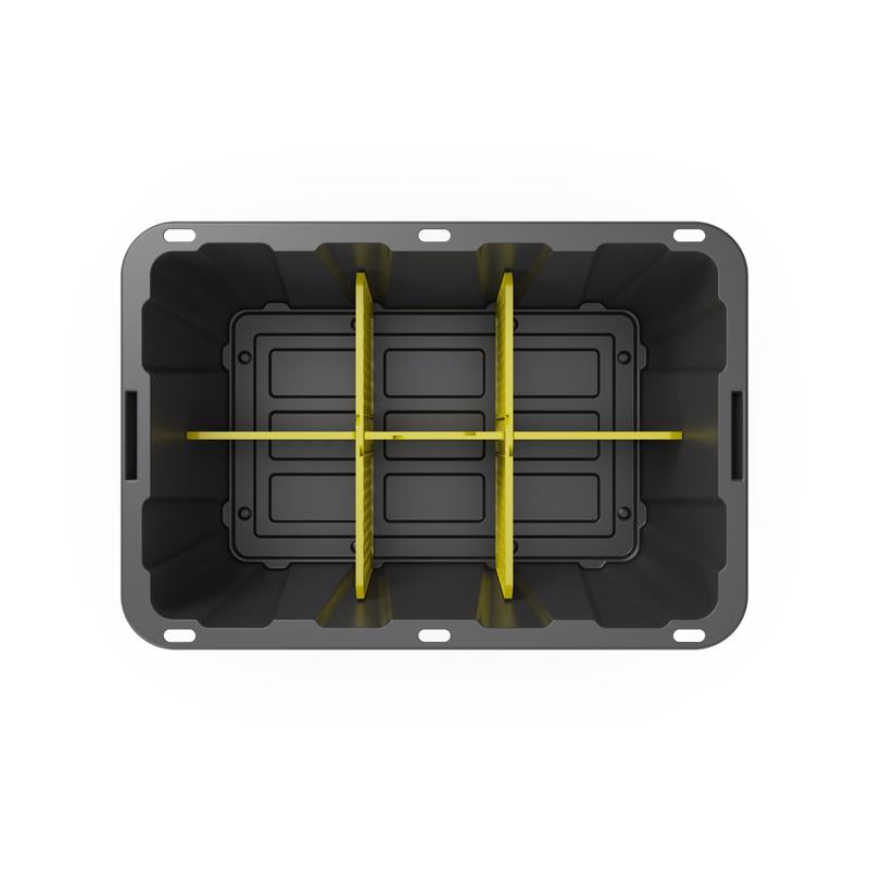 Organize-it 27 gal Yellow Storage Tote Divider 15 in. H X 8 in. W X 2 in. D, Pack of 8