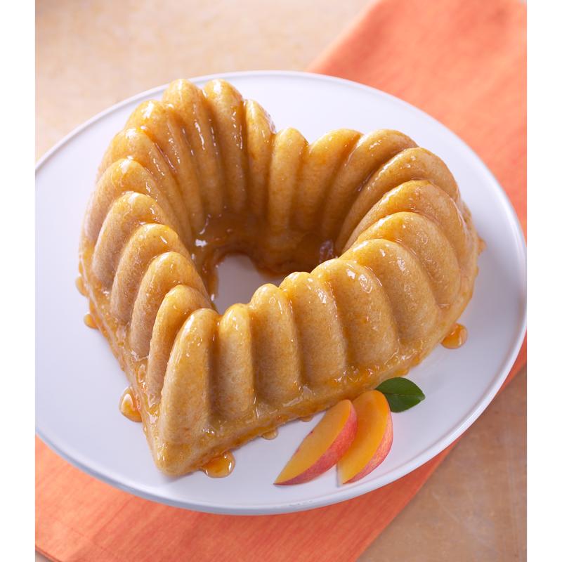 Nordic Ware 10.5 in. W X 11 in. L Heart Bundt Pan Pink 1 pc