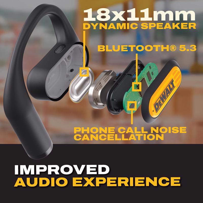 Dewalt Wireless Bluetooth Over Ear Earbuds