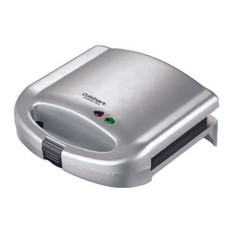 Cuisinart Silver Stainless Steel Nonstick Surface Sandwich Maker