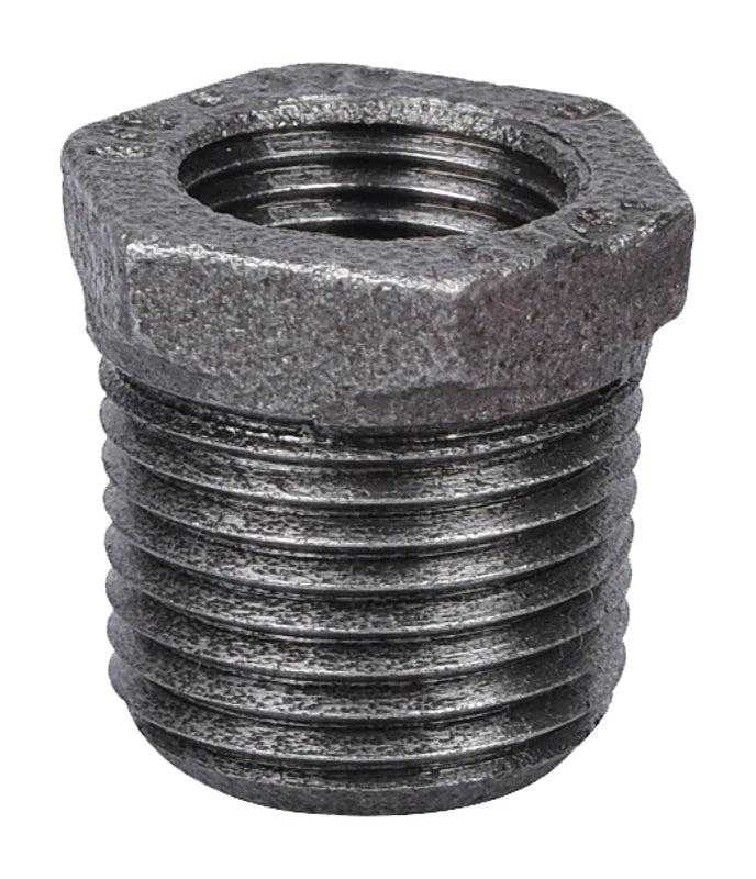 ProSource 35-1/2X3/8B Pipe Bushing, 1/2 x 3/8 in, MIP x FIP, Iron, 40 Schedule, 300 psi Pressure