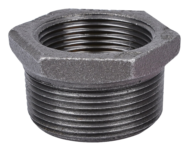 ProSource B241 40X32 Pipe Bushing, 1-1/2 x 1-1/4 in, MIP x FIP, Iron, 40 Schedule, 300 psi Pressure