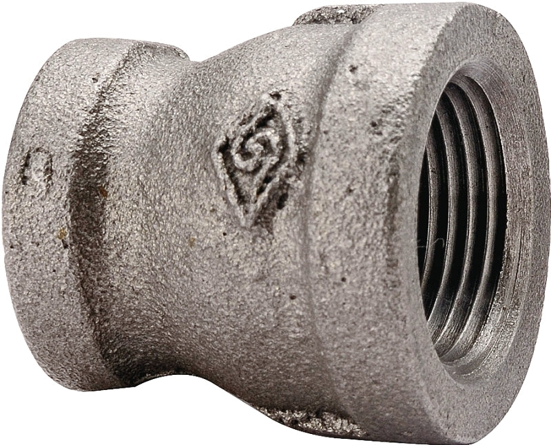 ProSource B240 50X40 Reducing Pipe Coupling, 2 x 1-1/2 in, FIP, Steel, 40 Schedule, 300 psi Pressure