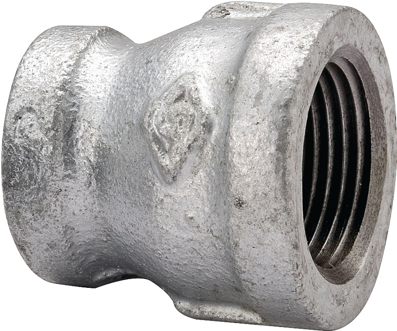 ProSource 24-1/4X1/8G Reducing Pipe Coupling, 1/4 x 1/8 in, Threaded, Steel, 40 Schedule, 300 psi Pressure