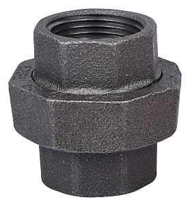ProSource 34B-1B Pipe Union, 1 in, Threaded, Iron, 40 Schedule, 300 psi Pressure
