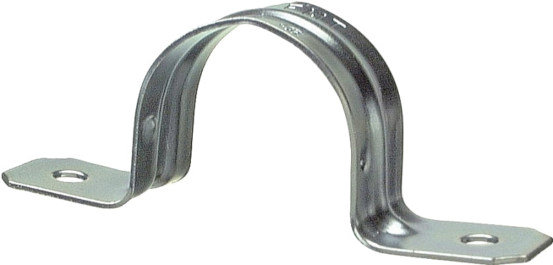 Halex 61612B 2-Hole EMT Conduit Strap, 1-1/4 in, Steel, 25/BX