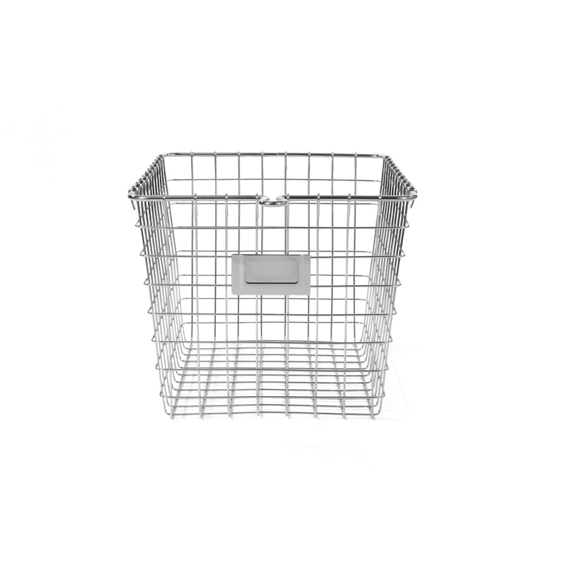 Spectrum 12.25 in. L X 9.25 in. W X 8 in. H Silver Storage Basket