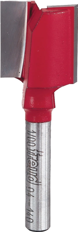 Freud 04-140 Double-Flute Straight Bit, 3/4 in Dia Cutter, 2-1/8 in OAL, 1/4 in Dia Shank, 2-Cutter, Carbide